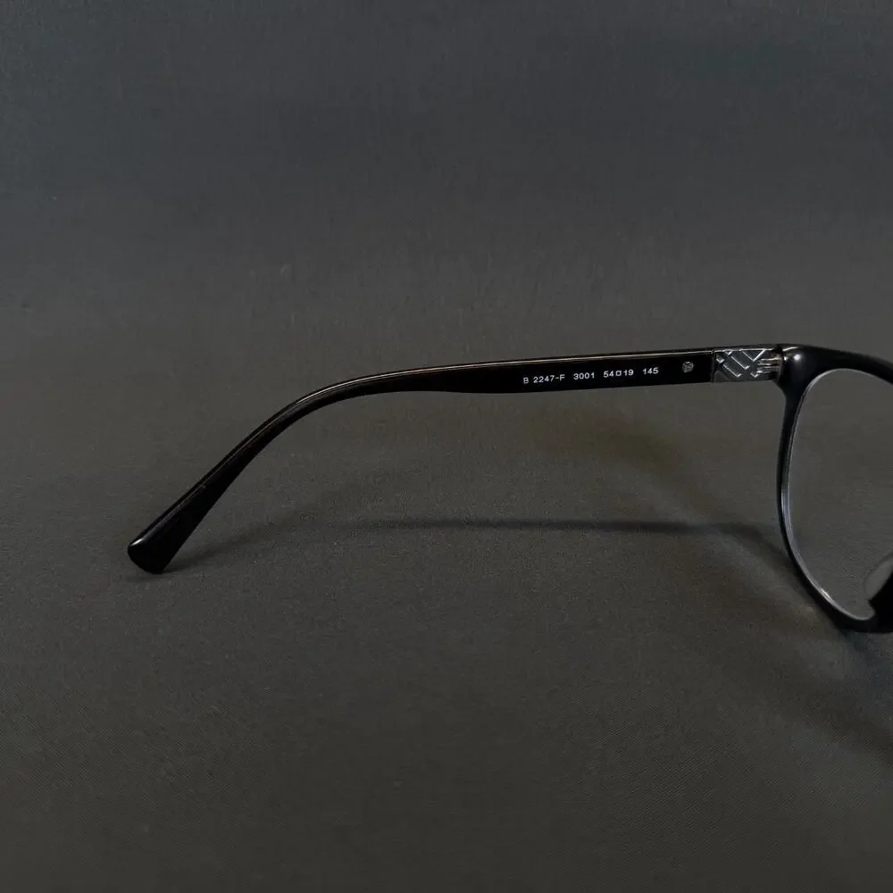 Burberry B 2247-F 3001 54 19 145 Black Vintage Eyeglasses Made Italy Frame Only